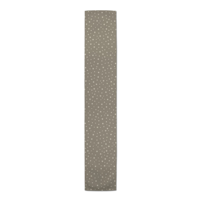 Chemin de table Green Twinkle, 72 po x 16 po, Gris