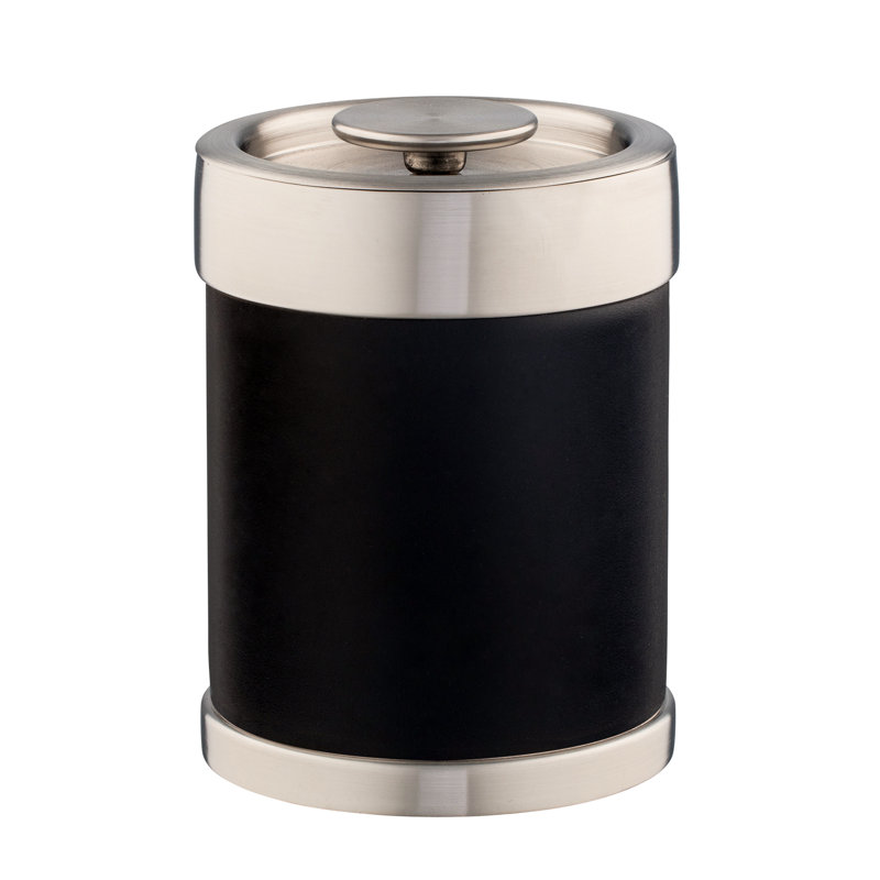 Pierson Stainless Steel Ice Bucket, Black