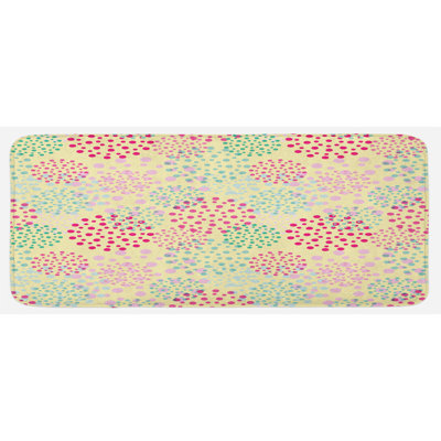 Tapis de cuisine abstrait