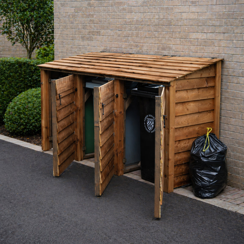 Elizabethtown Wooden Bin Store, Rustic Brown