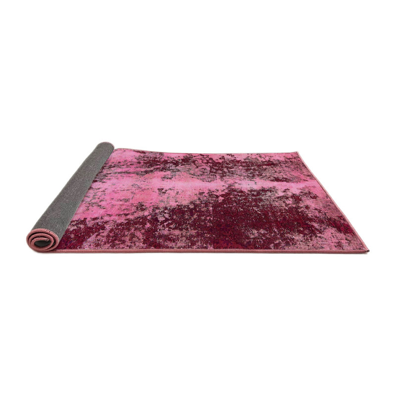 Tapis abstrait moderne 757, Rond 5 pi