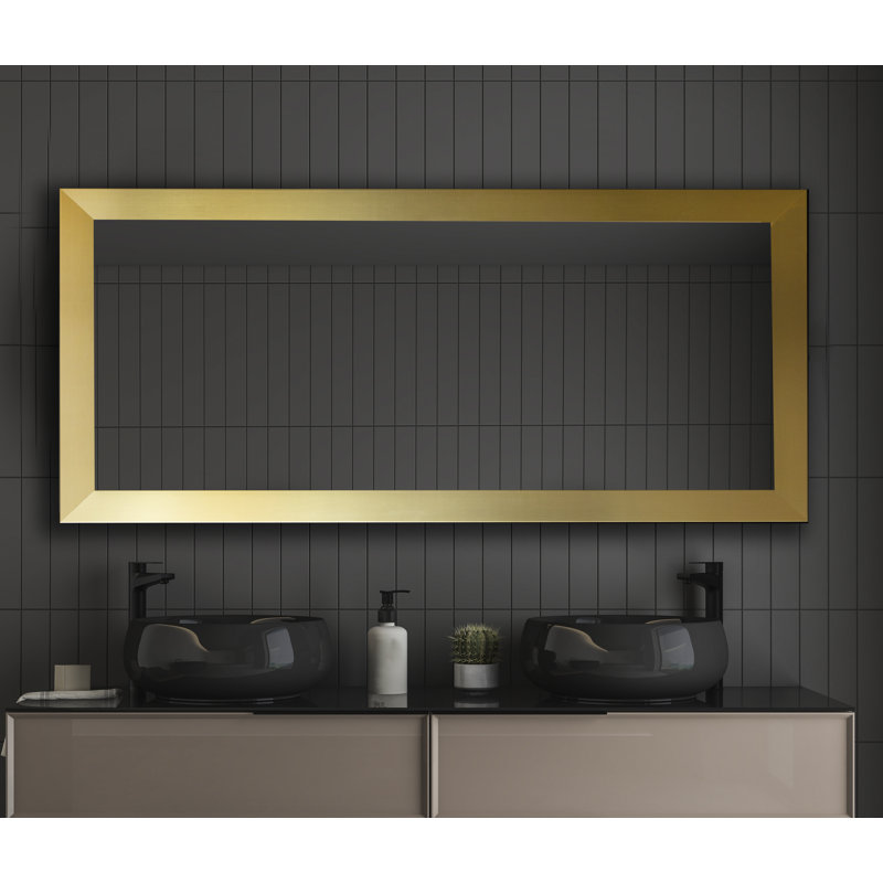 Mirror, 33" x 66", Gold