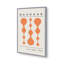 Orange Retro Bauhaus, reproduction d'affiche dans un cadre-1674055841-1674055860-1674055862