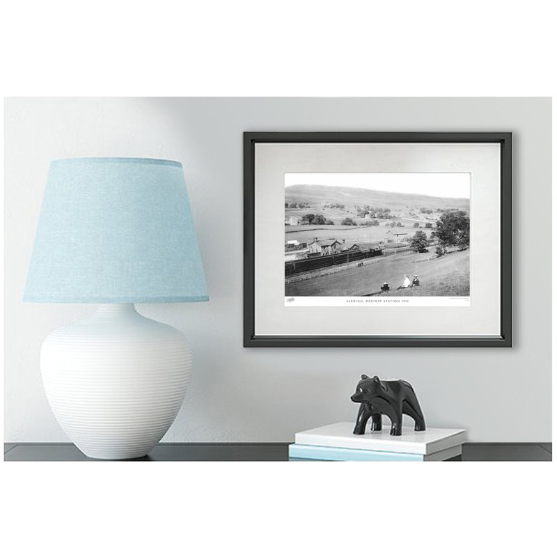 Askrigg, Railway Station 1911 - Single Picture Frame Print, 28cm H x 36cm W x 2.3cm D