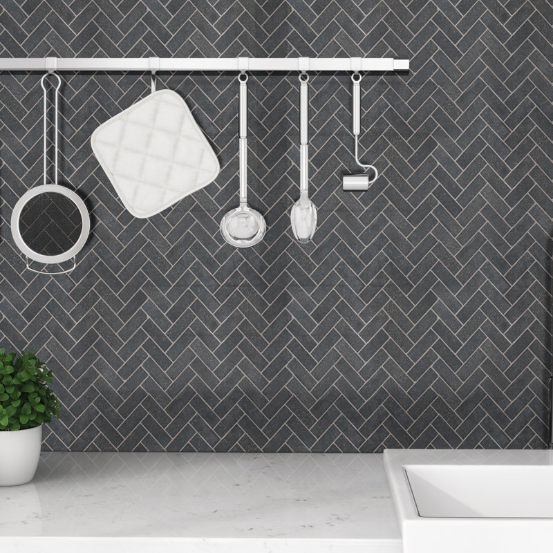 0.63 in. x 6 in. Glossy Ceramic Quarter Round Tile Trim, Mistfall