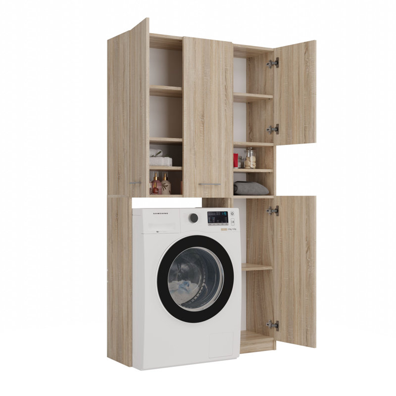 Narla MDF Wood Laundry Room Organiser