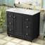 Meuble-lavabo contemporain avec lavabo intégré, tablettes réglables et rangement spacieux pour les salles de bain modernes-1261713045