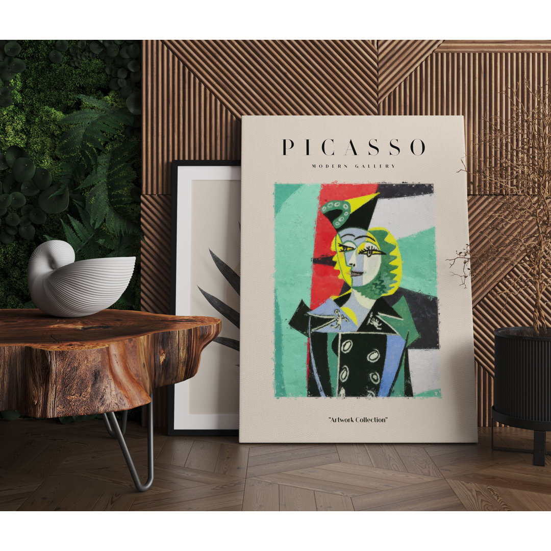 Picasso Art Collection - Frau Mit Hut I Als Leinwandbild