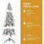 Arbre de Noël avec 40 pommes de pin naturelles, 1424 pointes, branches articulées, support en métal stable-481900038