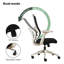 Okeysen 8 Person Workstation Modular Attachable Office Desks with 8 BIFMA-Certified Office Chairs-115420147