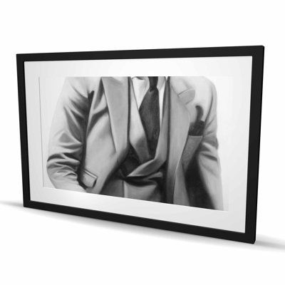 Elegant businessman - Framed matted print | Monochrome decor