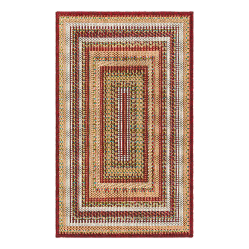 Xavi Flatweave Geometric Area Rug, Rectangle 2' x 2'11"
