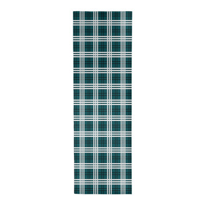 Tapis écossais vert