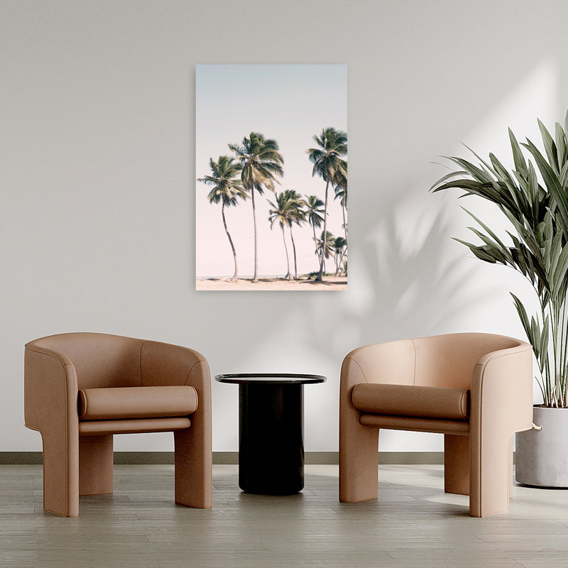 Art mural abstrait contemporain Blush, H 36 po x l 24 po