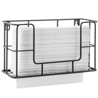 Latitude Run® Acrylic Wall/ Under Cabinet Mounted Paper Towel Holder