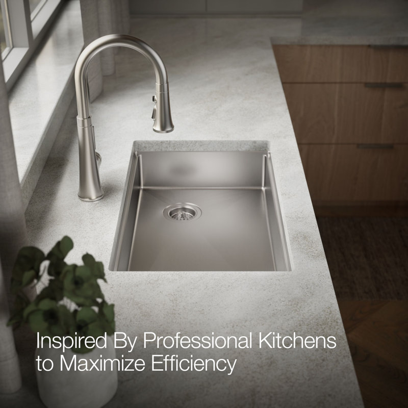 Strive® 29 In. Undermount Single-Bowl Workstation Kitchen Sink