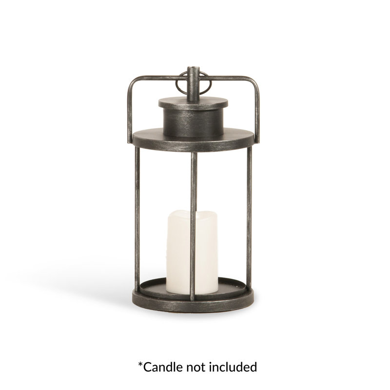 Barlow - Hanging Aluminum Lantern, 18" H x 10" W x 9.25" D