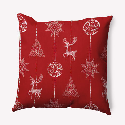 Coussin intérieur / extérieur Christmas Lines