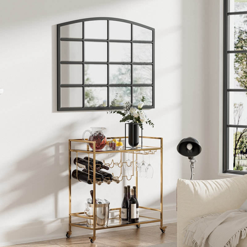 Bayliff Metal Wall Mirror, Arch, 36" x 48"