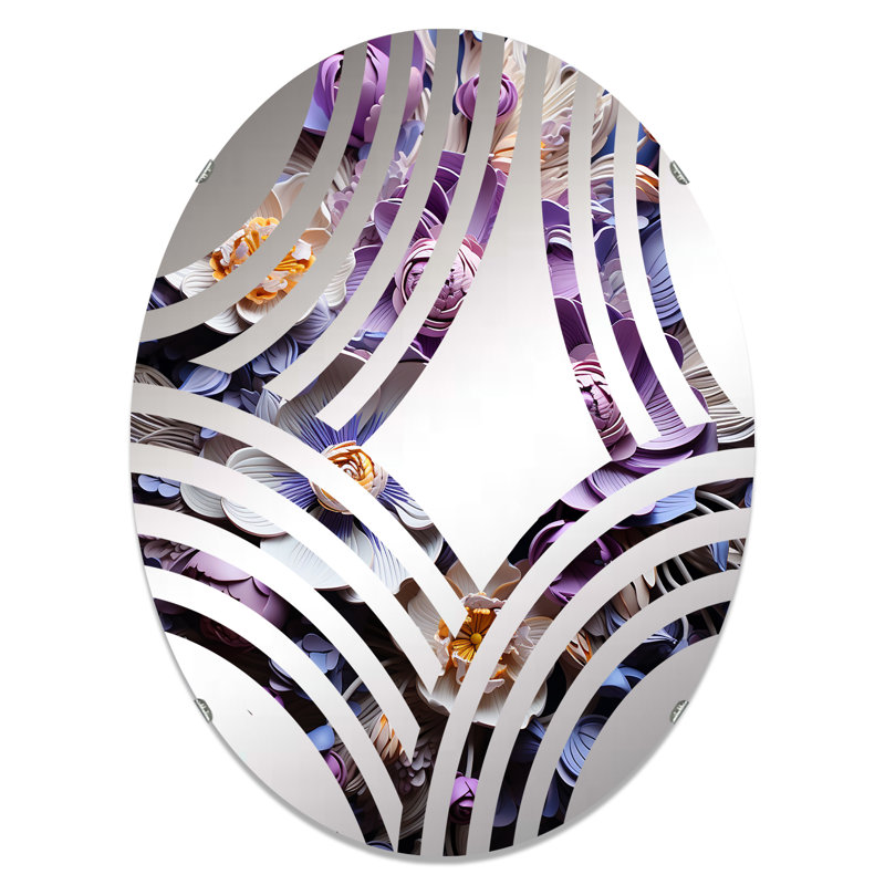 Miroir mural oval, 35,4 po x 23,6 po