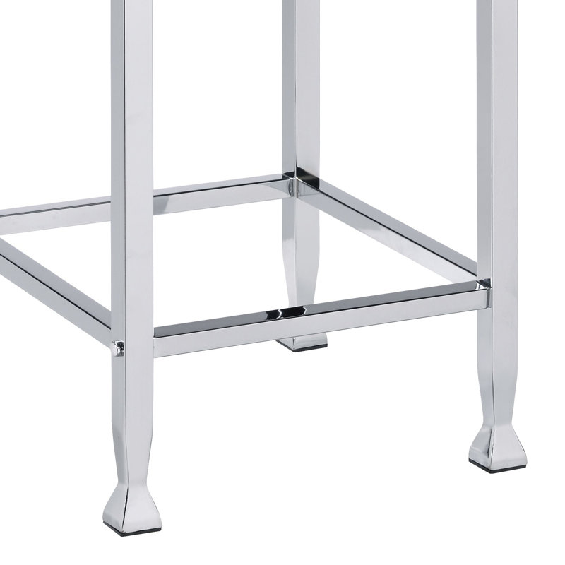 Tabouret en velours Maywood