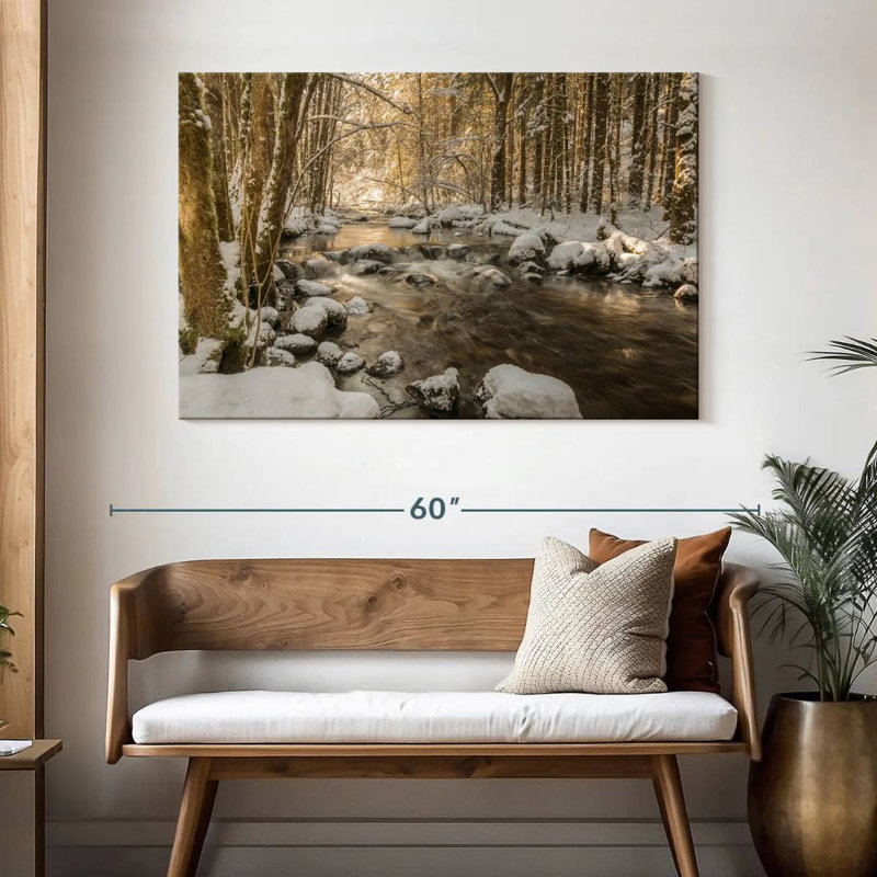 Alvord Wintry French River, 32" H x 48" W