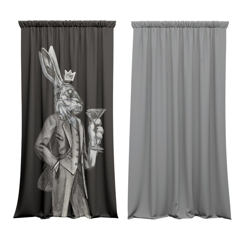 Velvet Blackout Curtain Panel Pair, 148cm Width x 200cm Drop