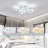 Rishikesh 25.59" W 5-Light Dimmable LED Flush Mount -1337207261