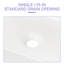 Stufurhome 15'' White Ceramic Rectangular Bathroom Sink