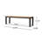 Slat Panel Top Bench