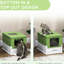 Spacious Cat Litter Enclosure, Yellowish , Prevents Odor Escape, With Front Door And Top Exit Box Concealed Functionality, Offers A Generous Interior Easy Cleaning