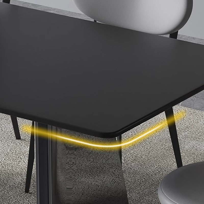 Table et chaise de salle à manger haut de gamme, H 29,5 po x L 86,6 po x l 43,3 po