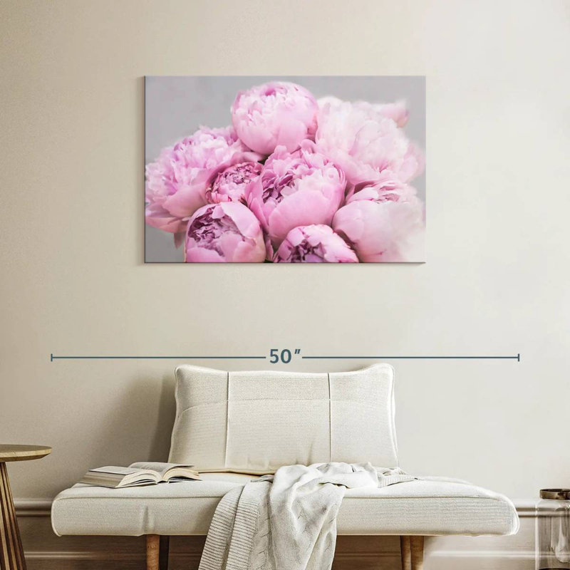 Harnek Peonies I, 24" H x 36" W