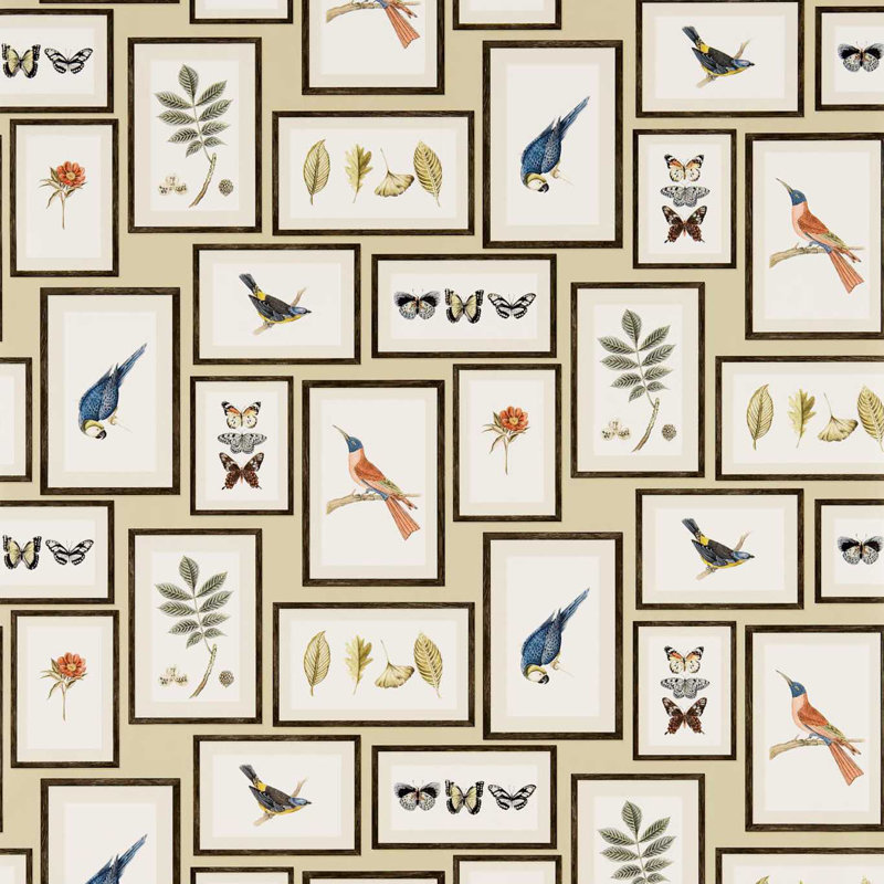 Picture Gallery Wallpaper, Sand/Multi