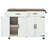 Versatile Farmhouse Kitchen Island With Power Outlet, Drop Leaf, Spice Rack & Drawer For Enhanced Functionality-334003559