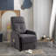 Upholstered Heated Massage Chair-1247823867