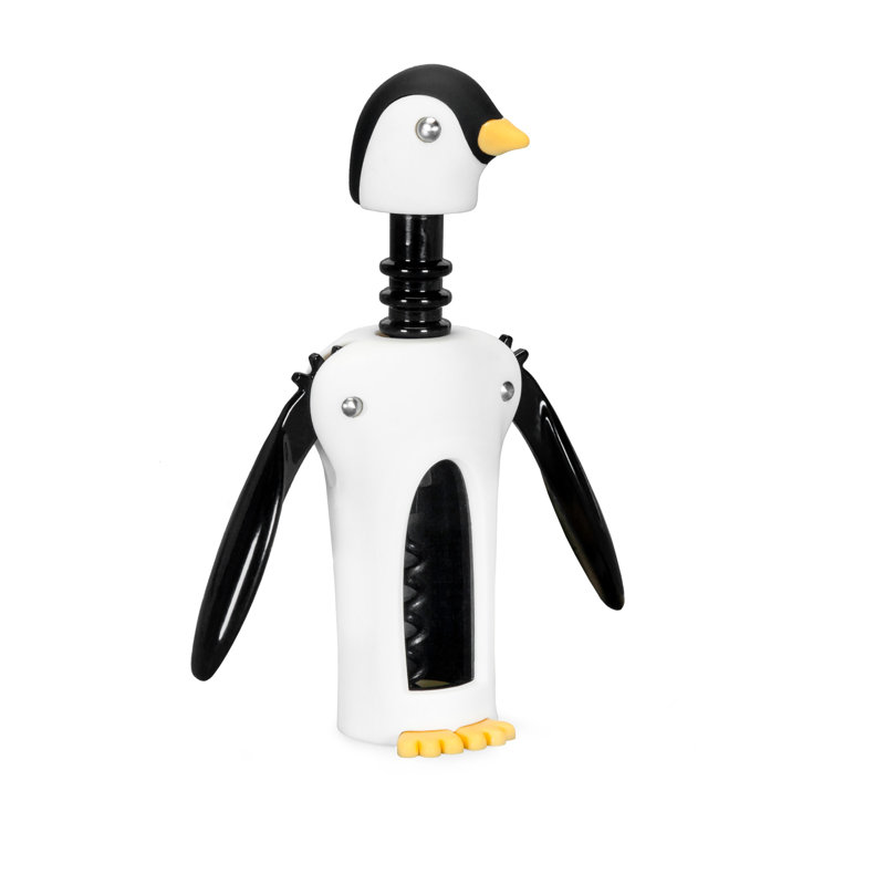 Penguin Design Soft-Touch Winged Corkscrew Wine Opener