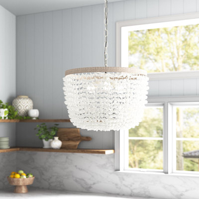 3 - Light Dimmable Drum Chandelier