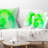 Beautiful Bright Green Pattern - Abstract Printed Throw Pillow