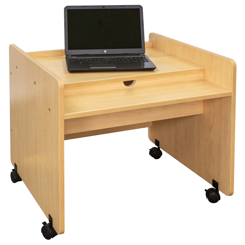 Bureau mobile 30 po Tot Mate, Non, Lisse