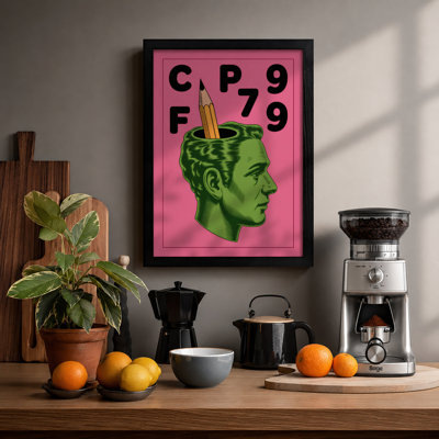 Creative Mind Pop Art - Framed Print