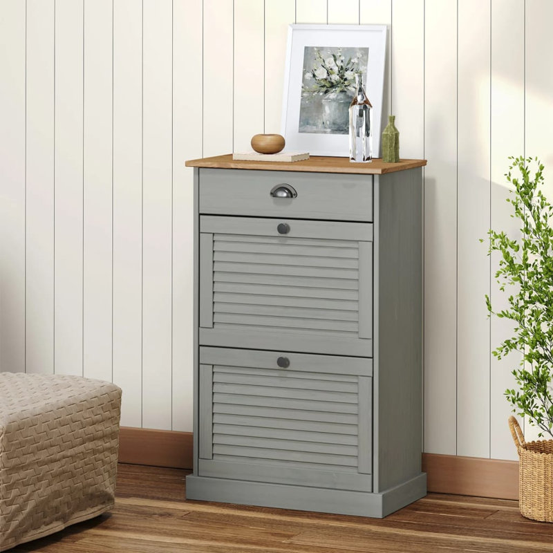 Armoire à chaussures VIGO 23,6 po x 13,8 po x 37,8 po VIG, Blanc