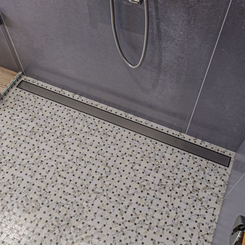 59'' W Linear Grid, Brushed Stainless Steel