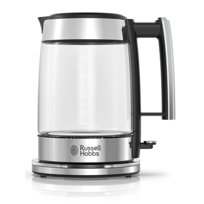 Bouilloire électrique en verre et en acier inoxydable noir & decker 1,8 qt