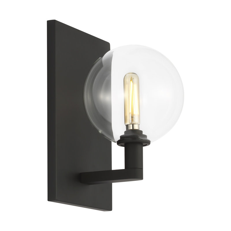 Gambit 1 - Light LED Armed Sconce, Yes, Nightshade Black