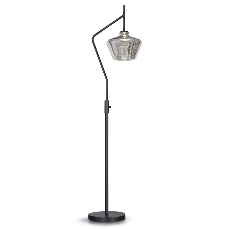 Lampe sur pied arquée 69 ", Bronze foncé