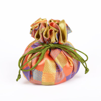 Brocade Jewelry Pouch Travel Case