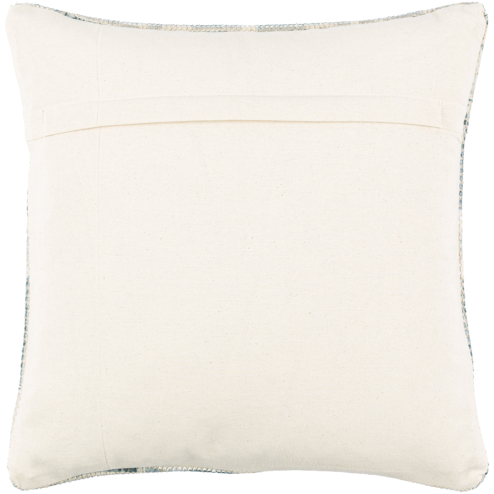 Alain Embroidered Cotton Throw Pillow, Polyester/Polyfill, 20"H x 20"W