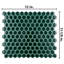 Metro 0.91" x 1.02" Porcelain Honeycomb Mosaic Wall Tile-220877307