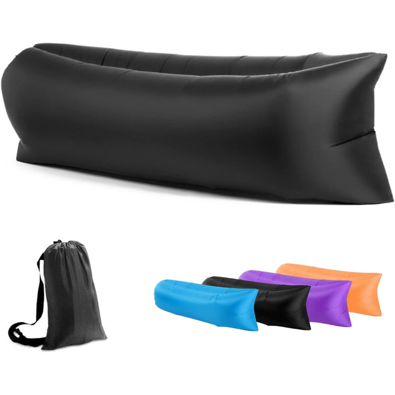 Banc de camping Rykir, Noir